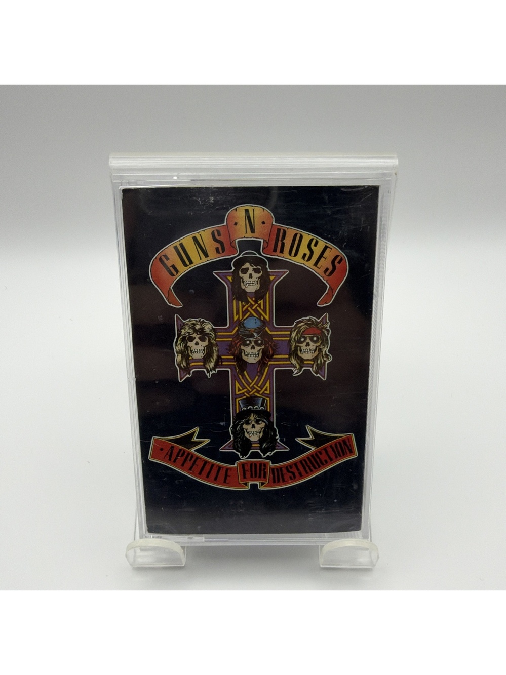 Guns N’ Roses - Appetite For Destruction (Cassette Tape, 1987) VG Condition !!
